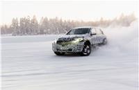 GLC F-Cell gets the test treatment in icy conditions.