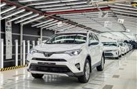 Toyota begins RAV4 production at Saint Petersburg plant