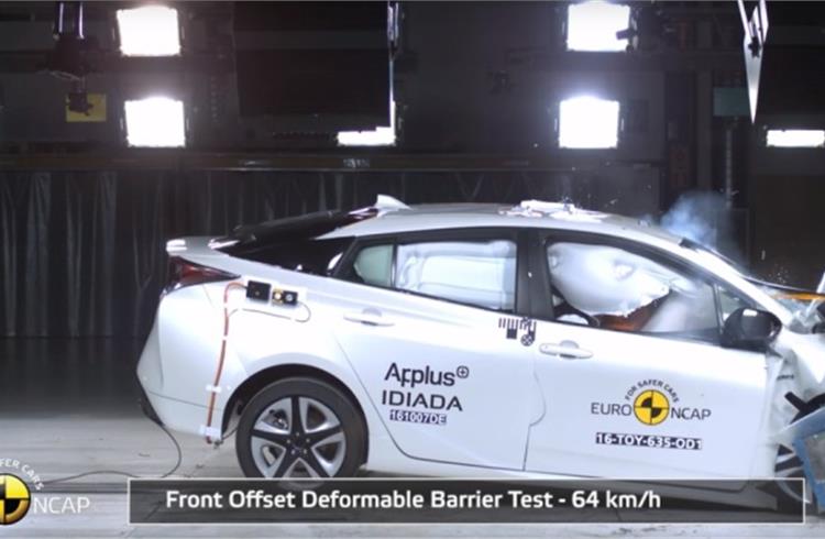 Toyota Prius receives first NCAP autonomous braking safety rating