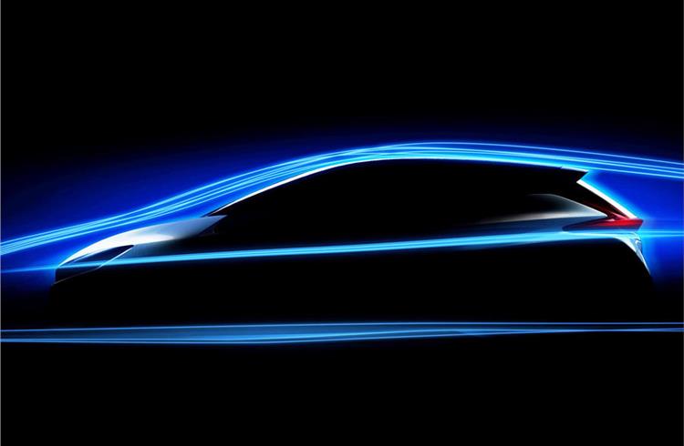 Nissan's latest official preview image shows the car's aerodynamic form.