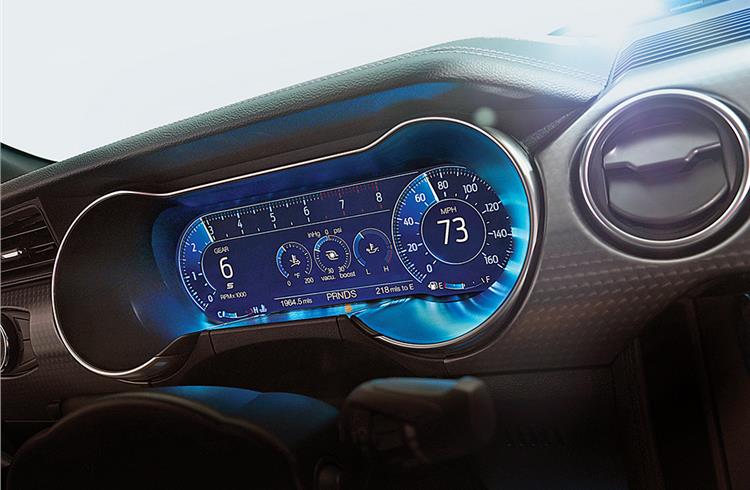 Visteon's all-digital instrument cluster. The main advantage of all-digital displays  is their capability to handle complex,  diverse and ever-changing information.