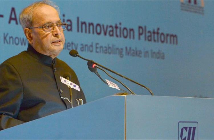 President Pranab Mukherjee at the inauguration of a CII-IIEST conference in Kolkata on August 22, 2016. Image Courtesy: Press Information Bureau
