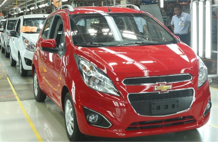 The Beat is produced at GM India’s Talegaon manufacturing facility in Maharashtra. Around 30% of the plant's annual production is for markets outside India.