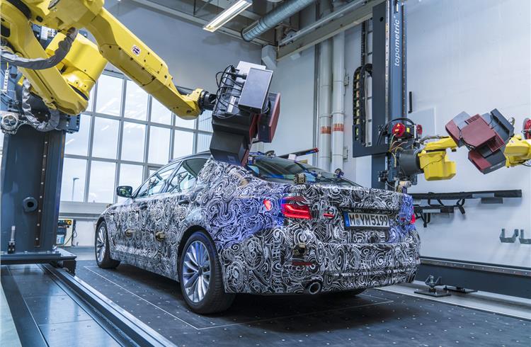 BMW uses automated measuring tech to generate 3D data model of upcoming 5 Series sedan