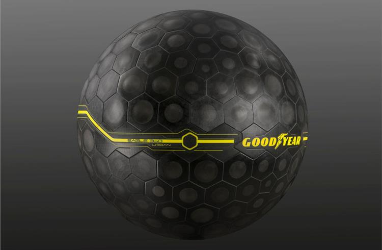 Goodyear has considered using graphene in its future tyres, such as this 360 concept