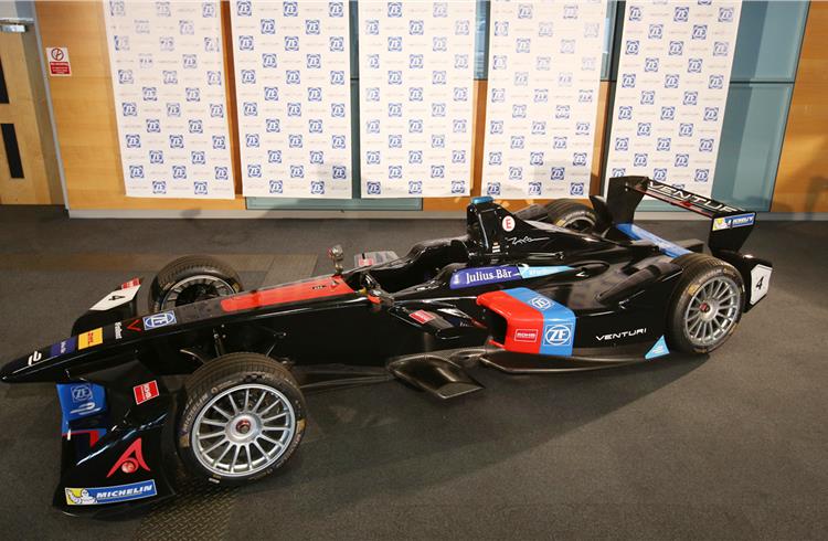 ZF will be supporting the Venturi Formula E team with suspension system technology and components, simulation and testing resources and other technology inputs.