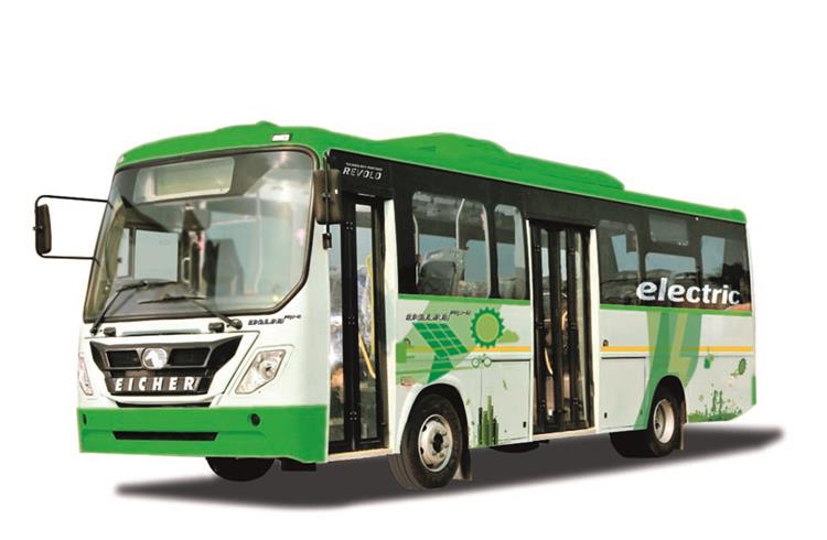 Eicher rolls out smart electric bus with Revolo tech