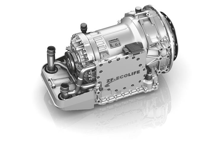 The automatic 6-speed transmission ZF-EcoLife transfers higher torques with lower fuel consumption.