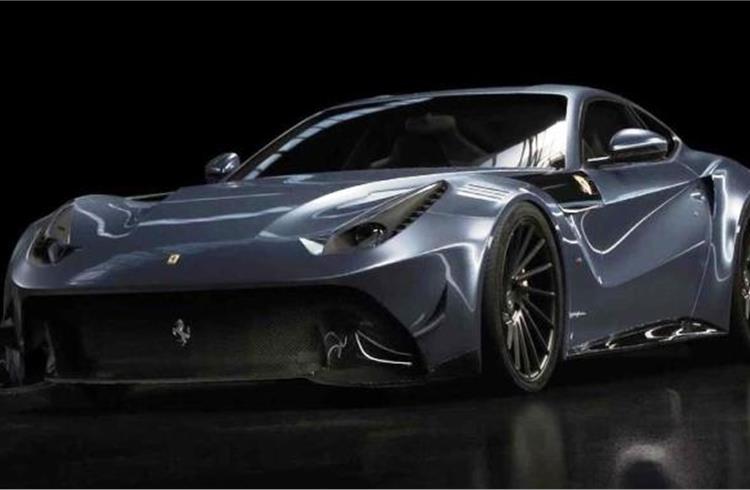Ferrari F12 gets carbon fibre makeover