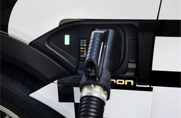 The E-tron will be capable of 150kWh DC fast-charging – that's more rapid than the Tesla Supercharger network.