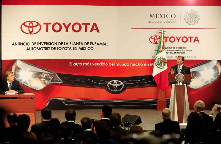 Toyota to build new plant in Mexico, expand JV in China