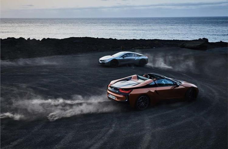 BMW i8 Roadster unveiled with 369bhp
