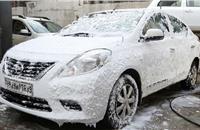 Nissan India's car foam wash saves 95 million litres of water since 2014