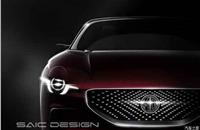 Front grille appears to take inspiration from Mercedes-Benz’ ‘Diamond’ grille, with patterns of dots in place of traditional mesh, while the front of the car isn’t dissimilar to Mazda’s design language.