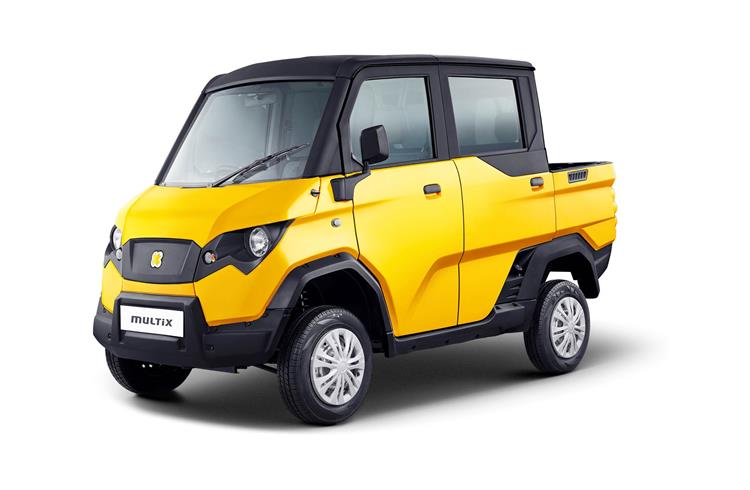 511cc Greaves diesel engine-powered Multix delivers 28.45kpl. The fully localized vehicle has 104  component suppliers from across India.
