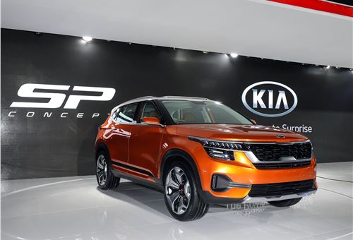 Kia unveils new SP SUV concept at Auto Expo 2018