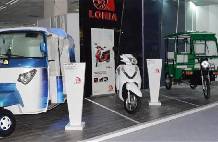 Lohia Auto displays electric vehicle range at Smart City expo