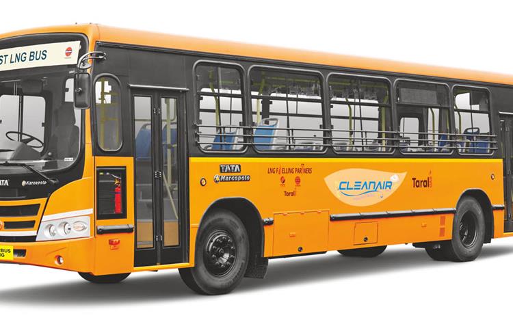 LNG-powered Starbus can travel for over 700km in one filling.