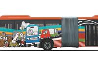 The 18-metre-long articulated Starbus can transport 120 passengers compared to 50-80 in conventional buses.
