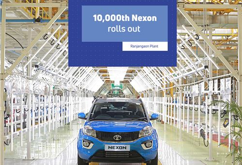 Tata Motors rolls out 10,000th Nexon within 3 months of launch