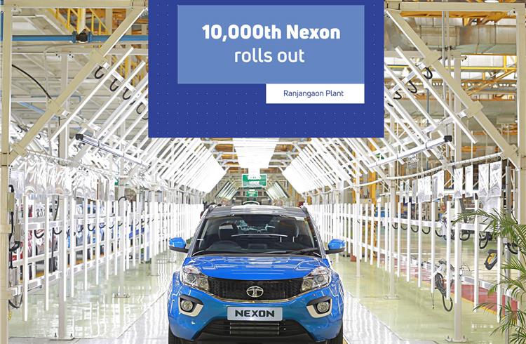 Tata Motors rolls out 10,000th Nexon within 3 months of launch