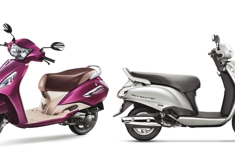 While the Jupiter has given a new charge to TVS' scooter fortunes, the Access is powering Suzuki's charge.