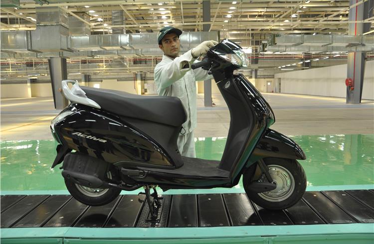 HMSI makes biggest gains in 2-wheeler market share in Q1, FY15