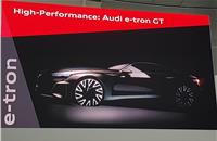 Audi confirmed the e-tron GT at its annual press conference