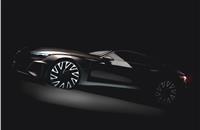 Audi has released this official image of the e-tron GT prototype