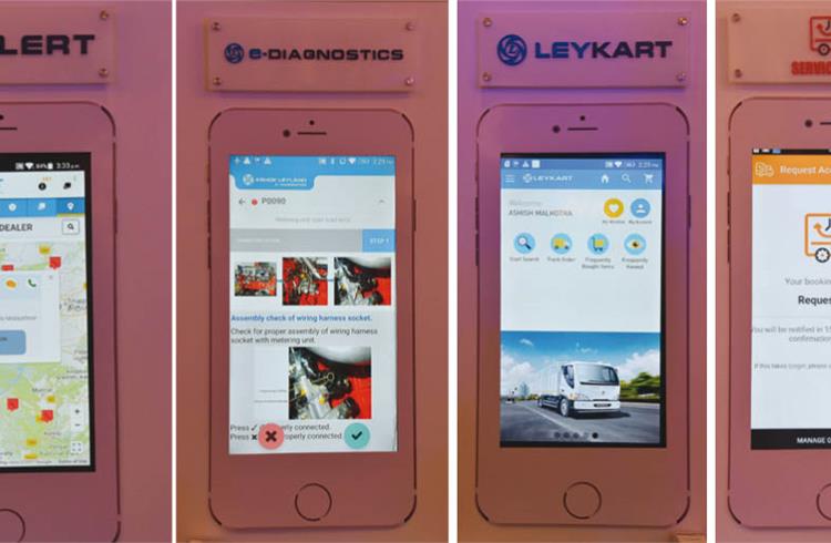The app called iAlert,  e-Diagnostics, Leykart and Service Mandi are compatible with all BS IV vehicles of any brand.