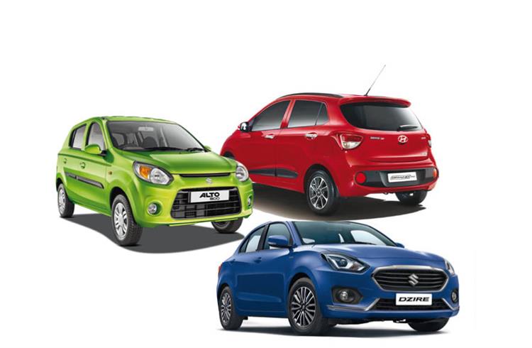 Even as the Alto stays supreme in a tepid June, the Hyundai Grand i10 and Maruti Dzire take the next two positions.