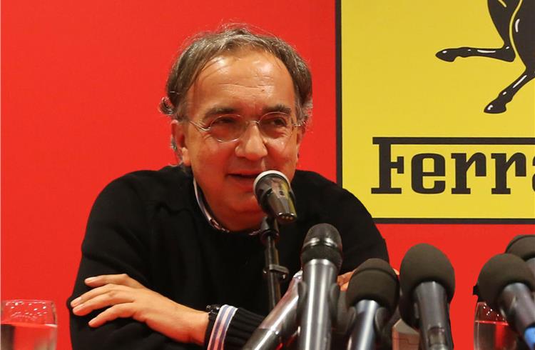 Sergio Marchionne laid out his vision for Ferrari's future at the Paris show.