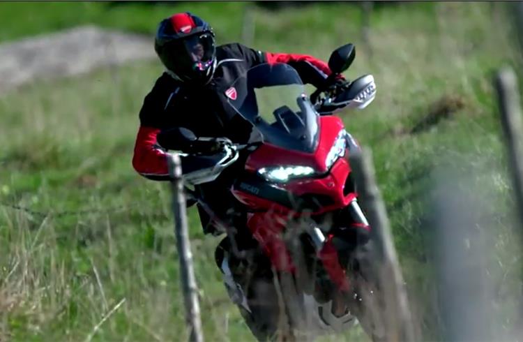 Multistrada 1200 S D|Air: World's first motorcycle with fully integrated airbag system
