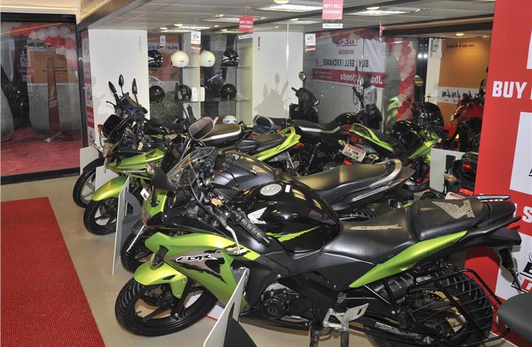 HMSI plans to double used 2-wheeler business network by FY2018