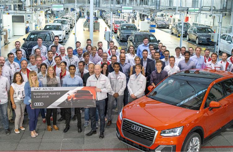 Audi Q2 enters series production at Ingolstadt