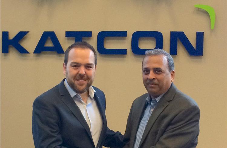 Carlos Turner, CEO, Katcon Global and Arvind Goel, president, COO and CTO, Tata AutoComp.