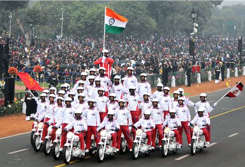 Corps of Military Police’s Daredevils wow with skills on two wheels