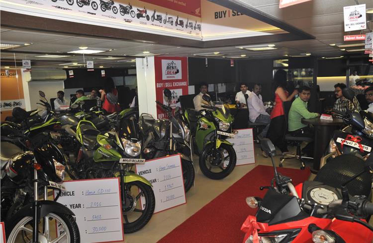 HMSI plans to double used 2-wheeler business network by FY2018