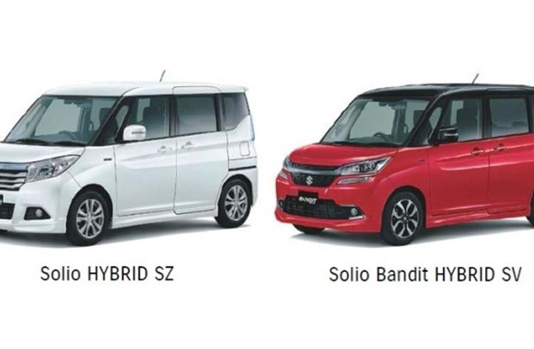 Suzuki launches new Solio and Solio Bandit hybrid compact cars in Japan