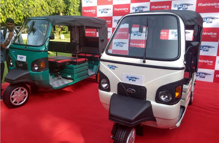 Mahindra & Mahindra expands EV range with new three-wheeler