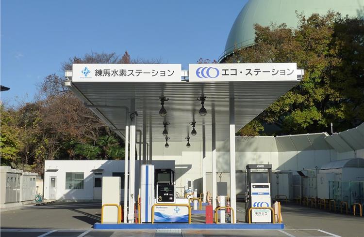 A hydrogen station in Japan.
