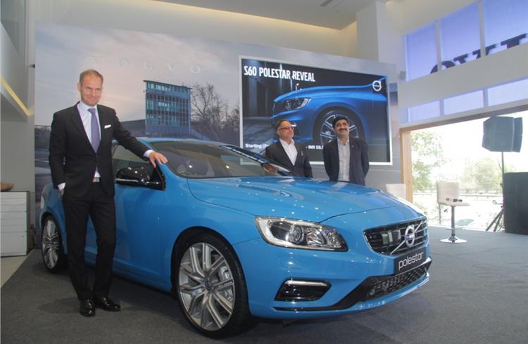 Tom von Bonsdorff, MD, Volvo Auto India, at the new Pune dealership.