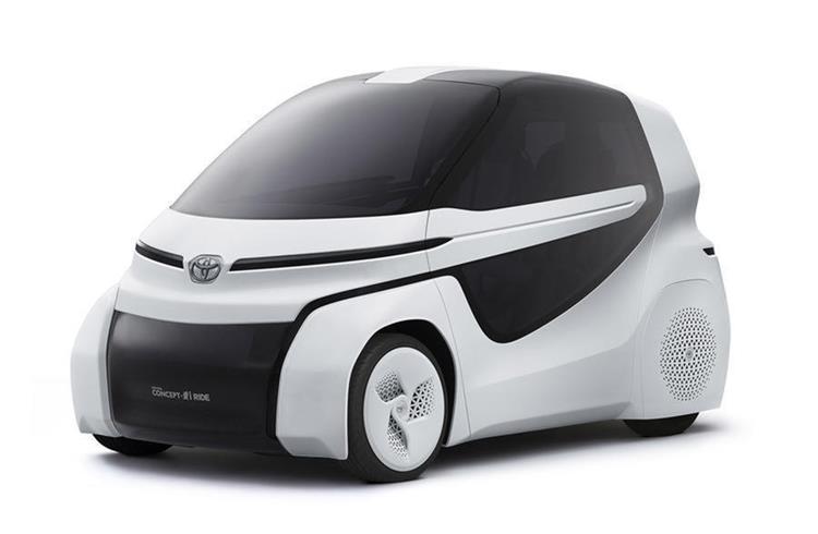 Toyota previewed its vision of autonomous transport with the Concept i-Ride