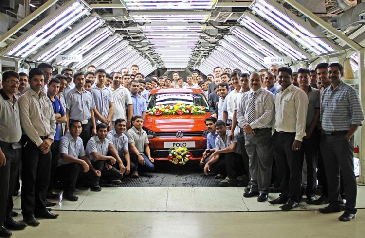 Volkswagen India’s Pune plant rolls out its 400,000th car