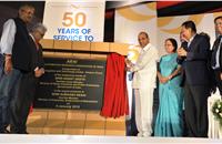 Anant Geete, Minister of Heavy Industries and Public Enterprises, inaugurates the ARAI Homologation and Technology Centre, at Chakan.
