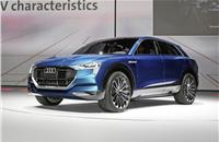 The Audi E-tron quattro concept previewed in 2015