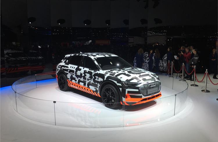 The E-tron is predicted to have a range of at least 500km (311 miles)