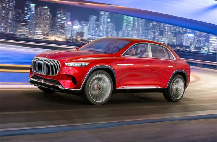 The new Mercedes-Maybach concept has been conceived to run an electric powertrain