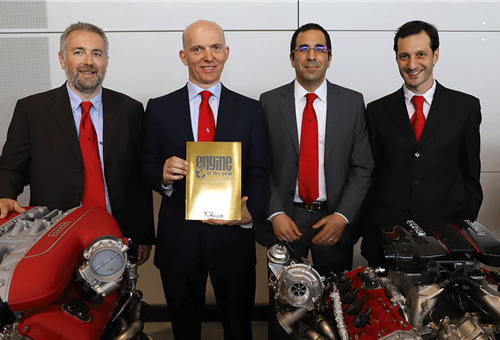 Ferrari V8 sweeps engine of the year award for the third year in a row