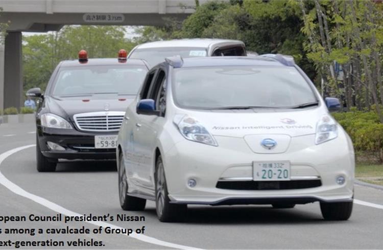 Nissan, Toyota and Honda showcase autonomous driving tech prowess to world leaders at G7 Summit